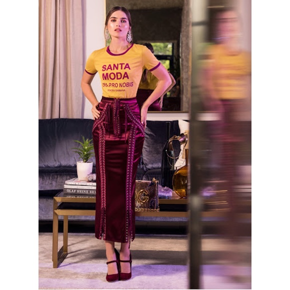 SOLD -Dolce & Gabbana Fall 2018 Runway Look 38 Skirt - Picture 7 of 12